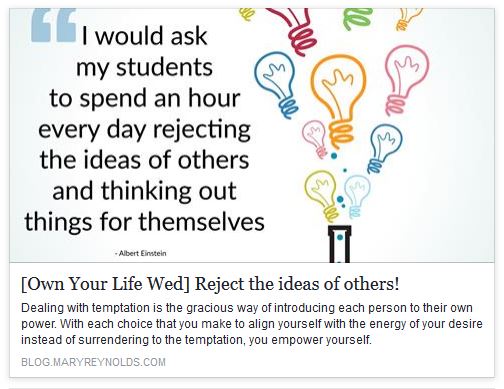 051116 OYLW Rejecting Ideas MD ED BB