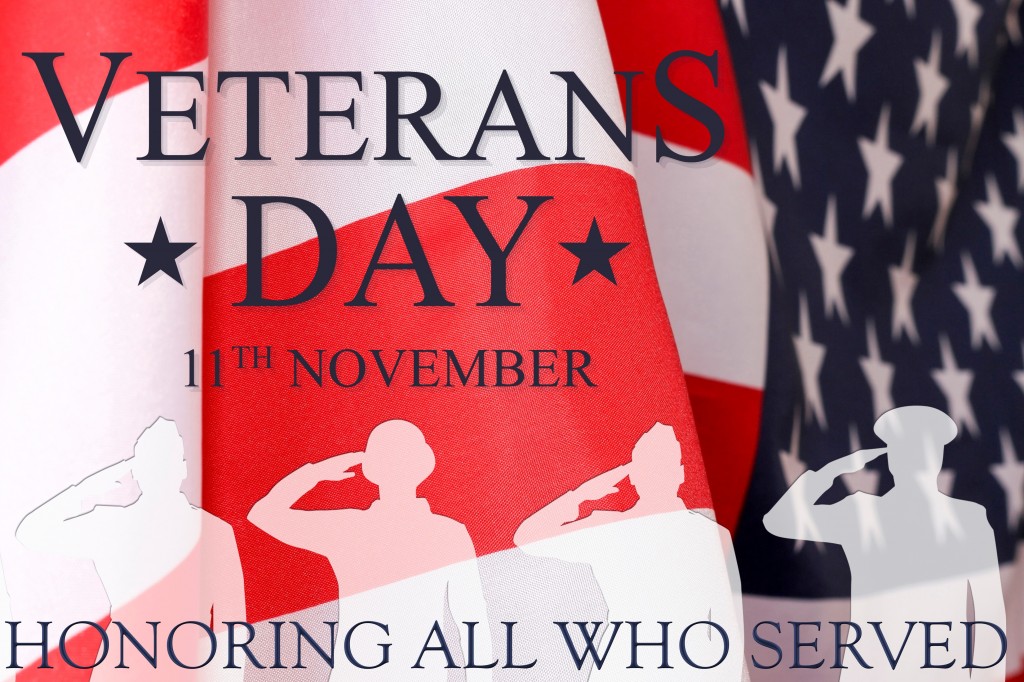 Veterans day background. Text veterans day 11 th november , the USA flag and the shadow of the soldier with the inscription honoring all who served.